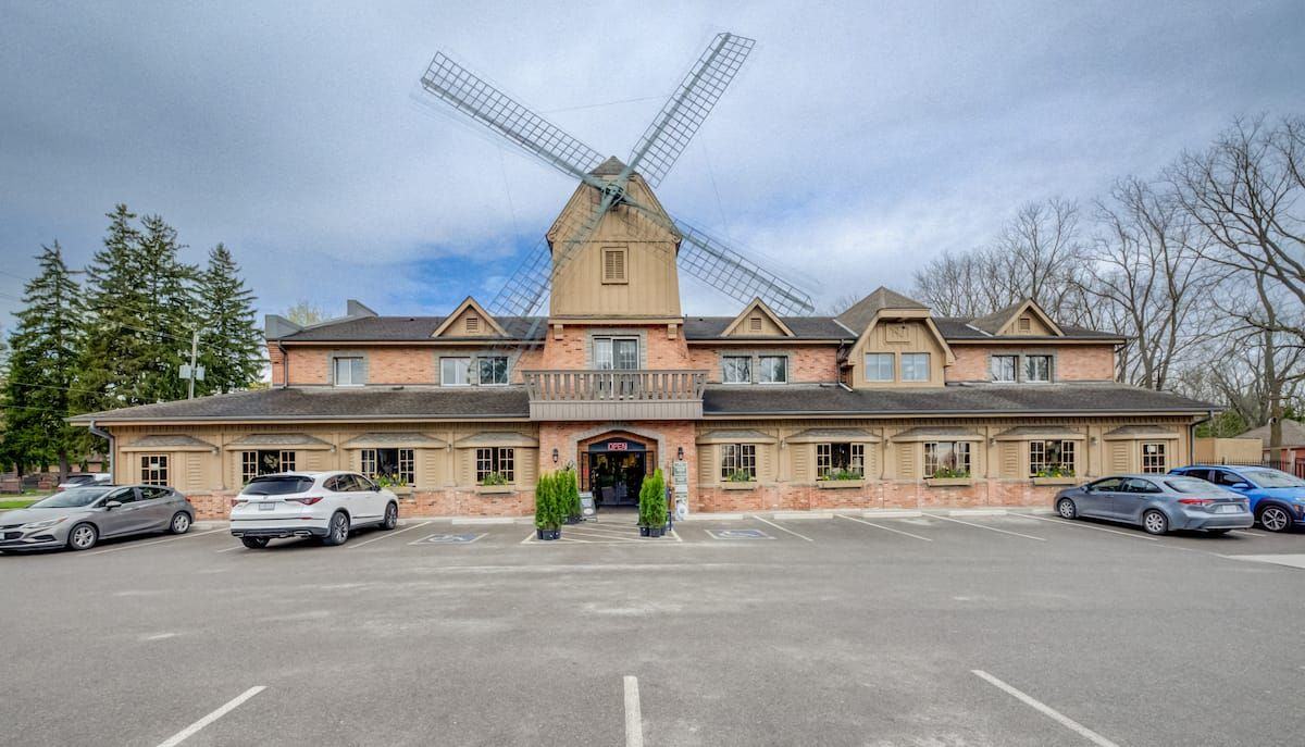 The Windmill Country Market from the parking area